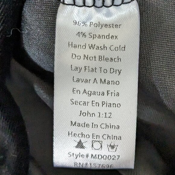 Women's BABY BUMP Black Velvet Bodycon Maternity Dress; Neck Ruffle Size XS - Picture 5 of 5